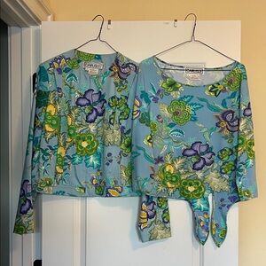 Carlisle Blue and Green Floral Set